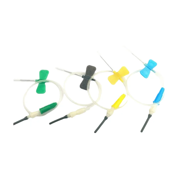 Disposable Human scalp vein set/Animal/pet injection syringe needle PVC stainless steel butterfly winged medicos mariposas manufacture