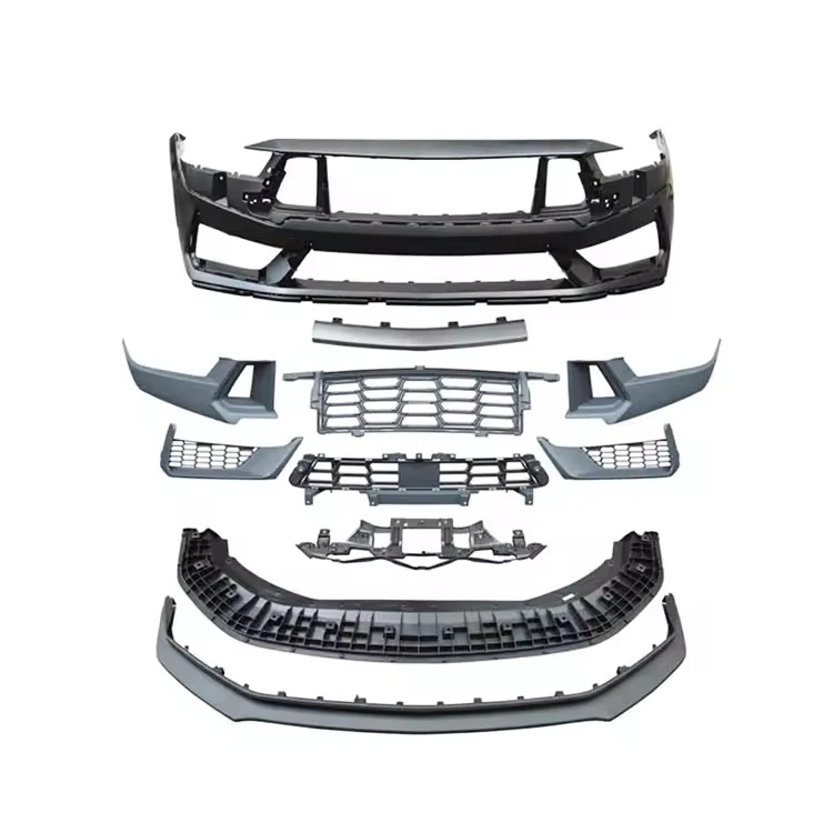 Tiypeor Front Bumper Assembly Car Body Kits for  Ford  Mustang 2024 2025 Front Face Surround Modification Auto Bodykit