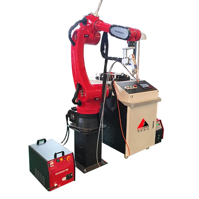 6-axis robotic automatic laser welders 3000w 2000w 1000w mig tig mag co2 robot welding equipment for metal aluminum brass steel