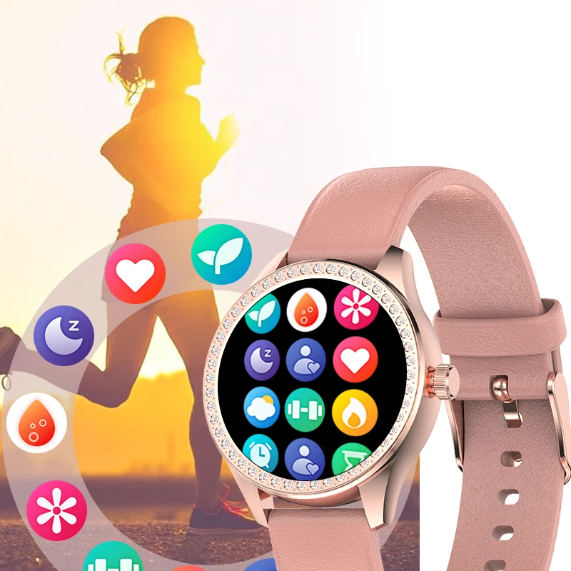 APEX FIT Smart Watch Rose Gold, Waterproof Fitness Tracker
