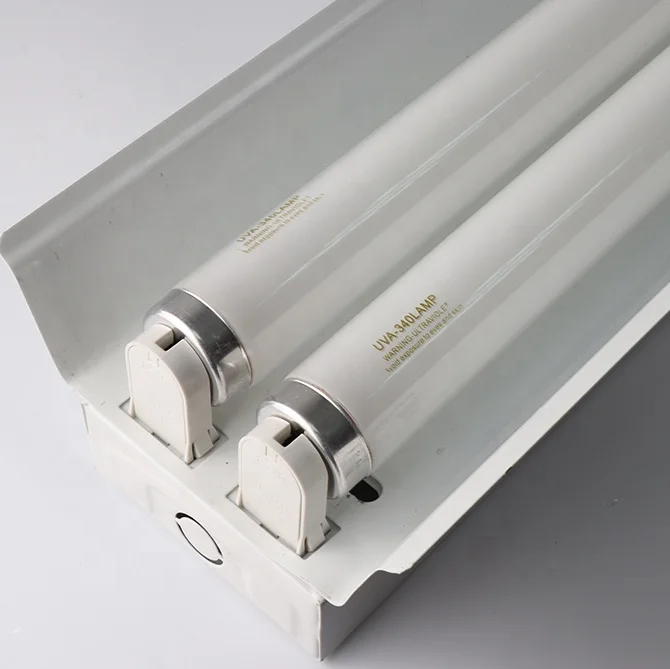 UVA 340 с двойными светильниками люминесцентная лампа uva