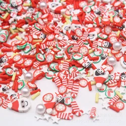 Polymer Clay Sprinkles christmas festival decoration DIY Filler Decor Accessories For Fluffy Cloud Clear Slime