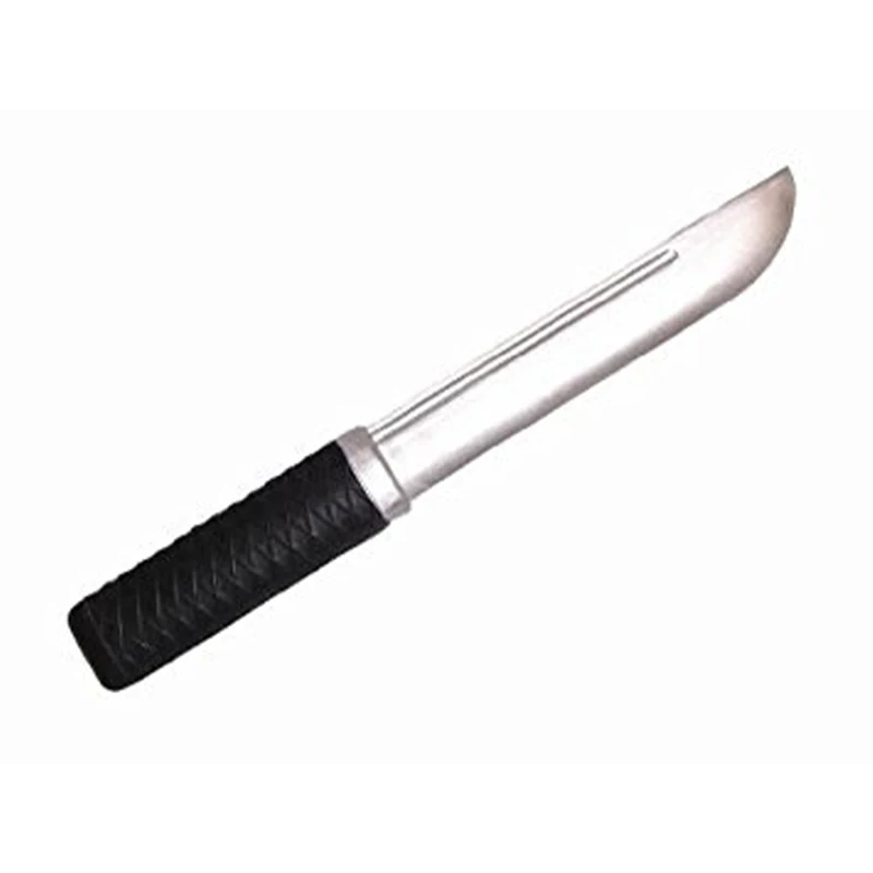 New Design Accept Customized Logo Rubber Knife Martial Arts Training Knife for Adult