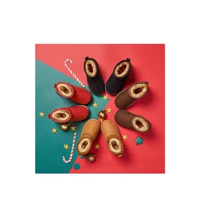 Cute Cheap Children Winter Boots Fashion Soft Casual Thickened Shoes Boys and Girls Wholesale Solid Ankle Kids Warm Snow Boots