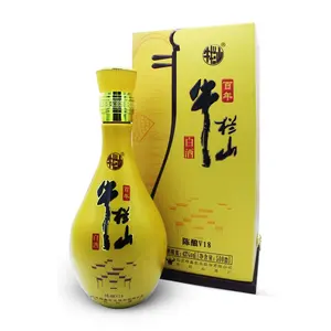 Beijing Niulanshan High-end Aged V18 strong-Aroma Baijiu 43 Degrees 500ml single bottle Gift box Collection Edition Baijiu