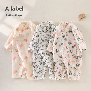 Muslin Baby Clothes A-Class 100% Cotton Gauze Thin Breathable Summer Pajamas Casual Rompers ODM