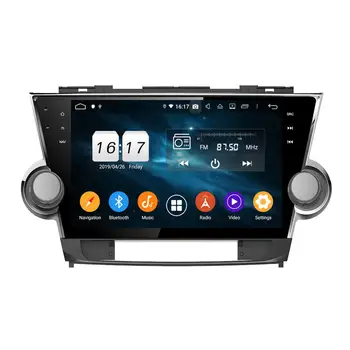 Klyde KD-1037 android 10 dsp car audio PX5 128GB car radio for Highlander 2011-2014 car dvd player wireless carplay
