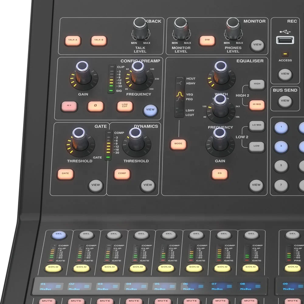 Midas M32R Live 40-Channel Digital Console With 16 Midas Preamps Pa Sound System Digital Mixer