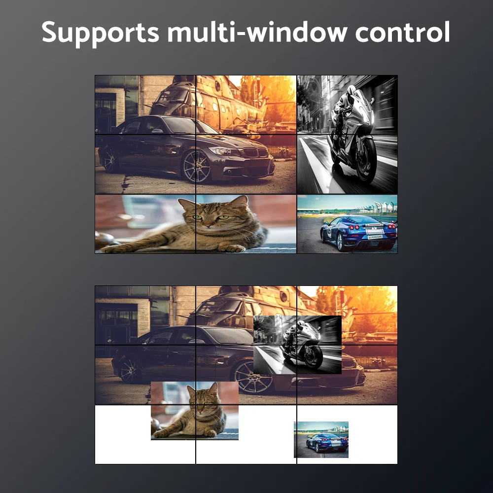 Bitvisus 4k*2k60 Audio Follow Out Multiview Hdmi Video Switcher Mixer