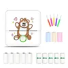 X6 white printer+5 stickers+paper+3 color paper+5 Colored pens