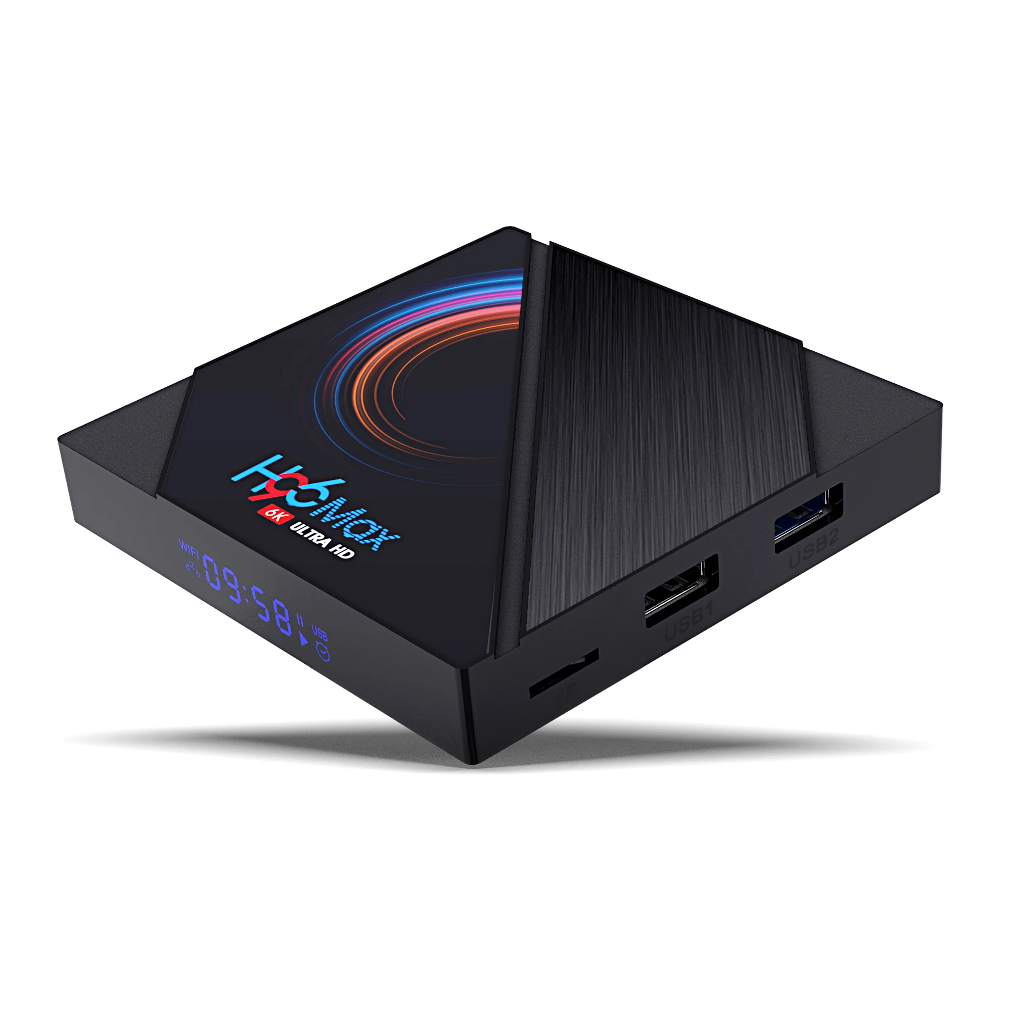 Новое поступление smart android 10 OS allwinner quad core 6k видео dual wifi h96 max h616 tv