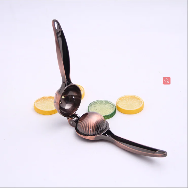 Spremiagrumi Manuale In Lega Di Zinco - Spremilimone Ergonomico 24x8,3 Cm, Colore Oro, Per Arance E Agrumi