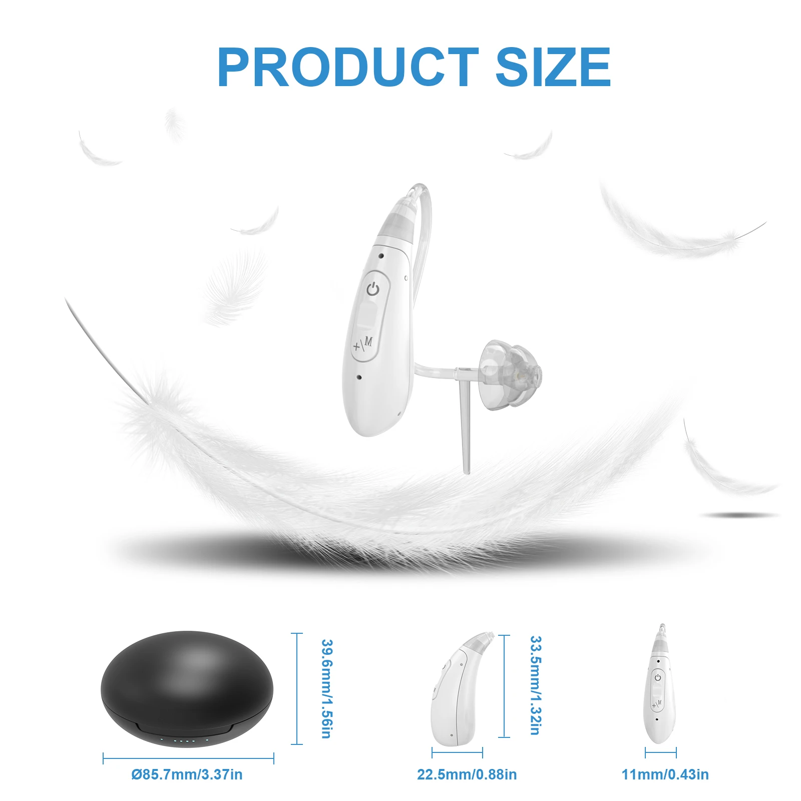 16 Channels Behindtheear Digital Signal Processing Hearing Aids With