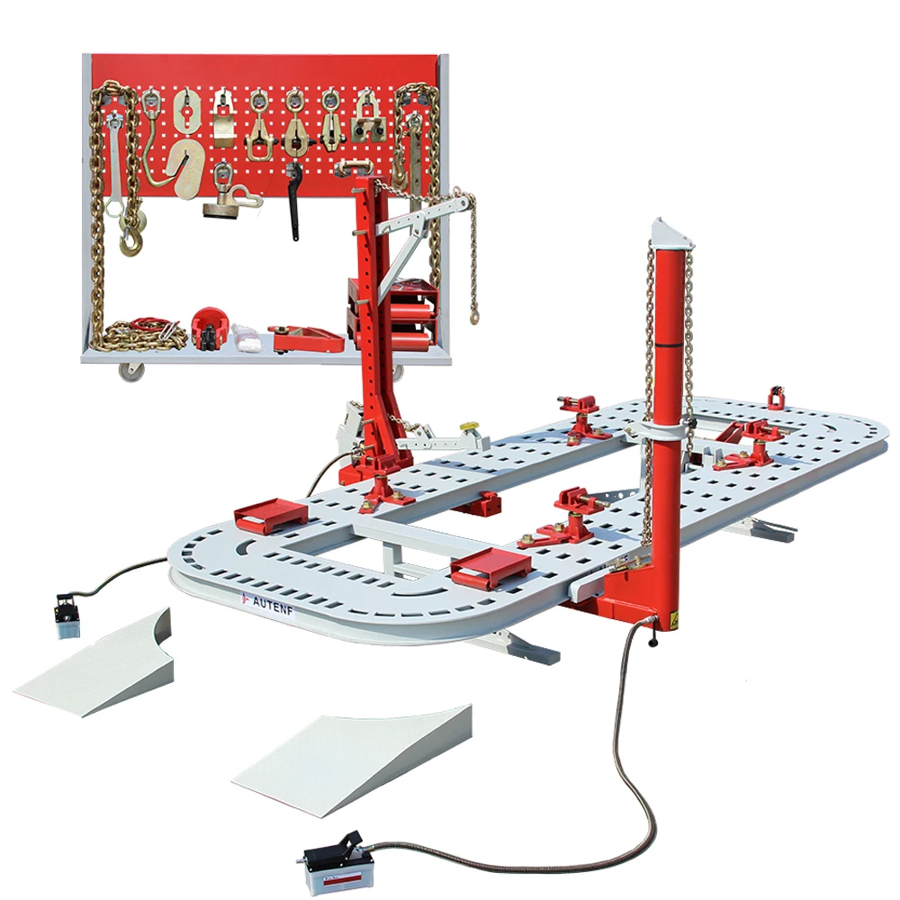 TFAUTENF Auto Body Repair Tools Car Frame Machine Workshop Use Chassis Straightener Equipment with Ce