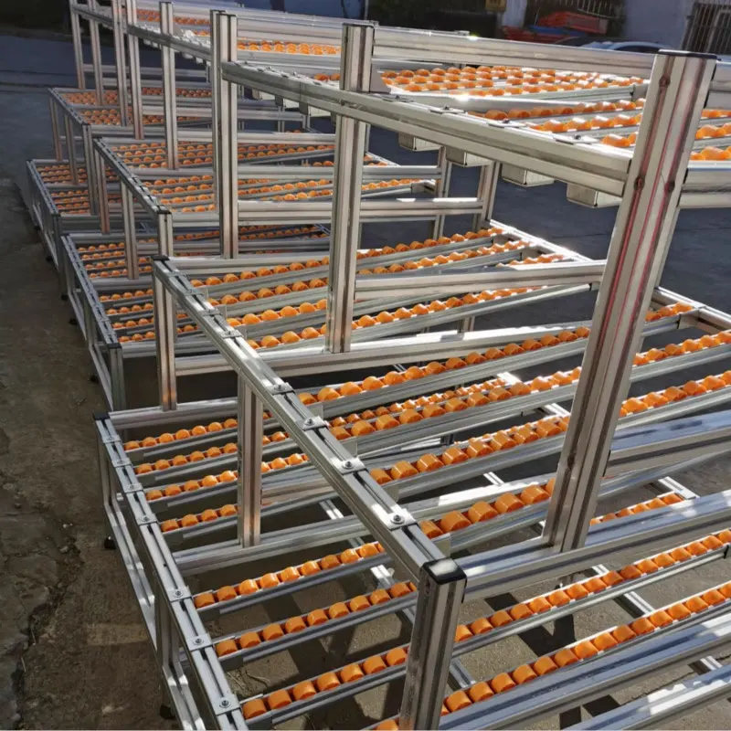 Factory Custom Modular Aluminum Profile Shelving System Aluminum Storage Rack With Fluency Strips Bar