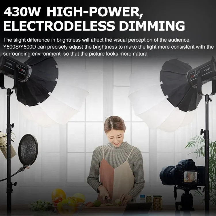 ZSYB 500W LED Video Lights for Professional Video Photography