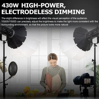 ZSYB 500W LED Video Lights for Professional Video Photography