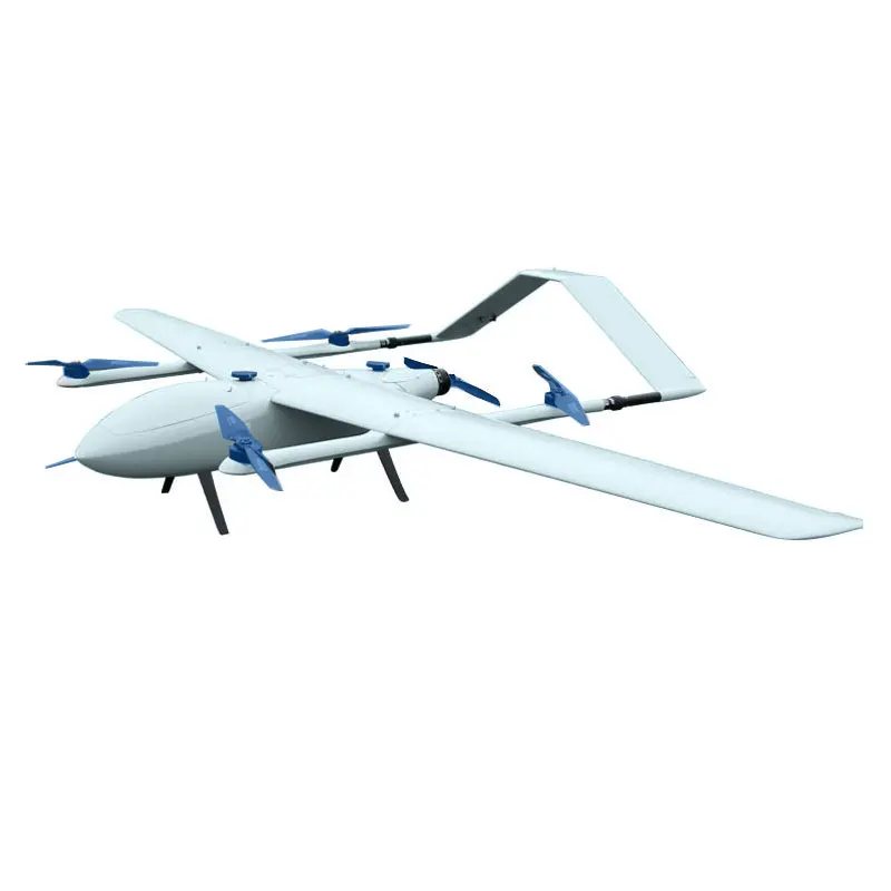 Foxtech Greatshark330 UAV Long Range Fixed Wing Vtol for Mapping Inspection  with Batteries Camera Gimbal Ground Station Kit