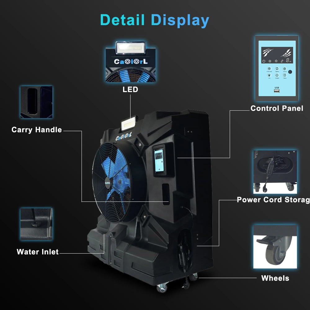 Evaporative Air Cooler, BWC240600, 290, 24", W/110L - detail 14