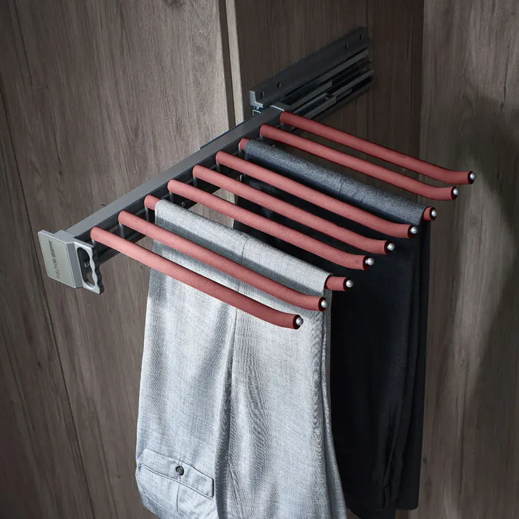 Brown Everwin Mild Steel Wardrobe Trousers Rack, For Trouser at Rs 8200 in  Pune