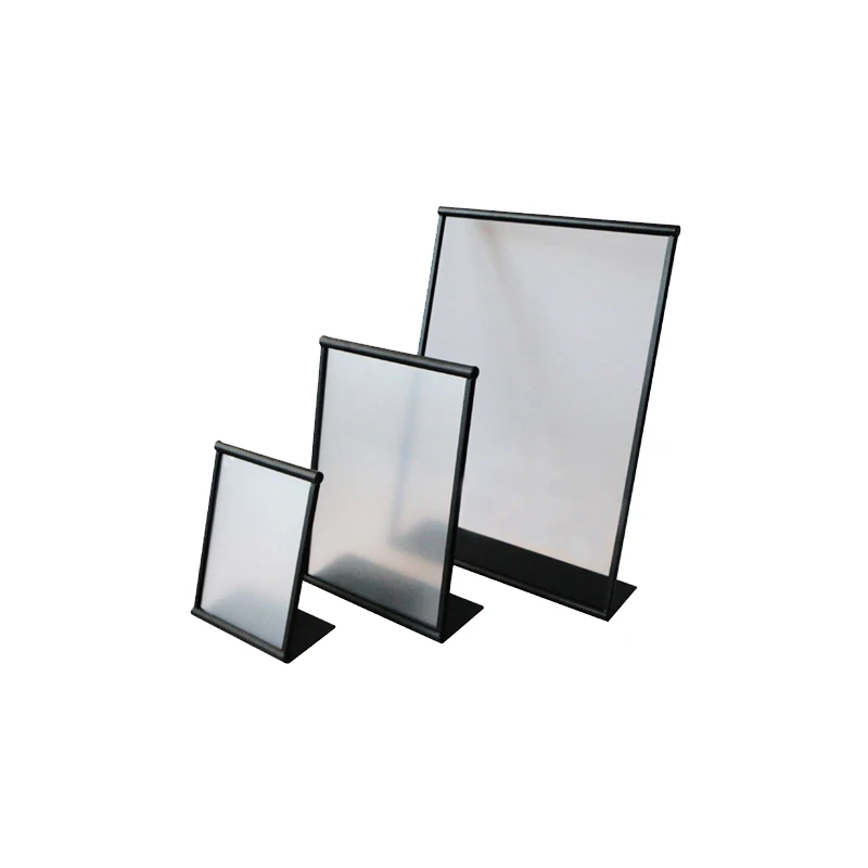 freedstanding hanging souvenir aluminum picture frame black