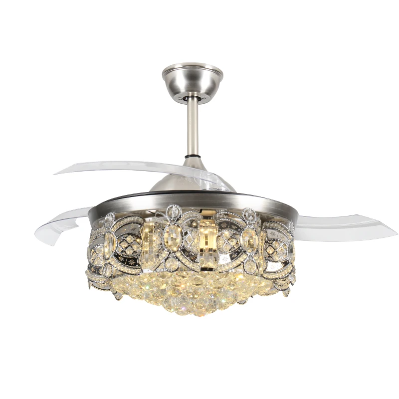 product factory price 42 inch matte black modern ceiling fan light for restaurants-1