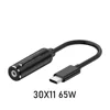 3,0*1,1 mm femelle vers Type C noir