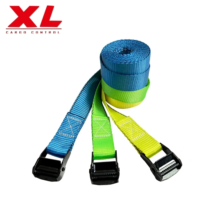 Прямая поставка с завода 25 мм стягивающиеся ремни для безопасности грузов ремень