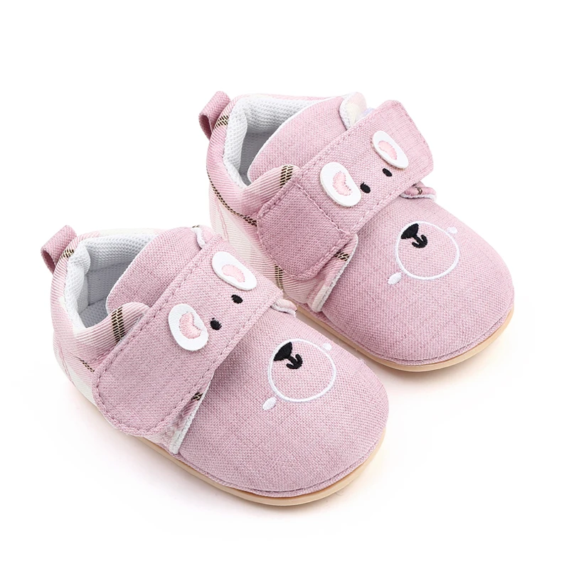 High Quality Soft TPR Baby Walking Shoes Soft Cotton Toddler Shoes manufacture