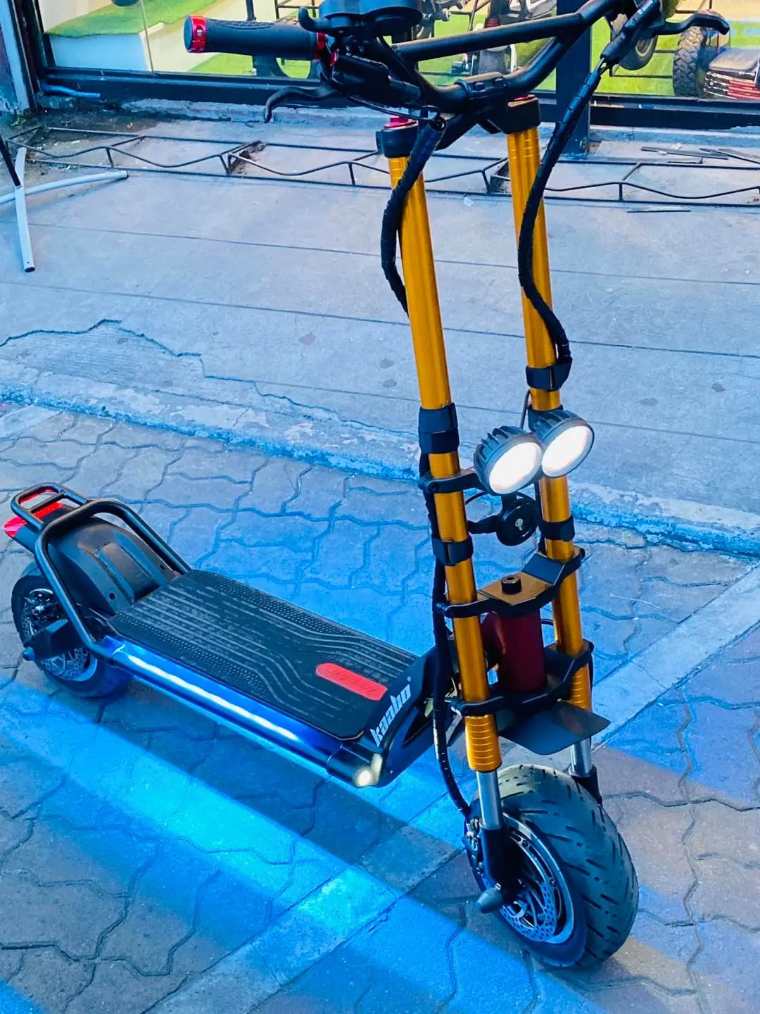 Оригинальный профессиональный складной электрический скутер Kaabo Wolf Warrior King 3000 Вт 72 в