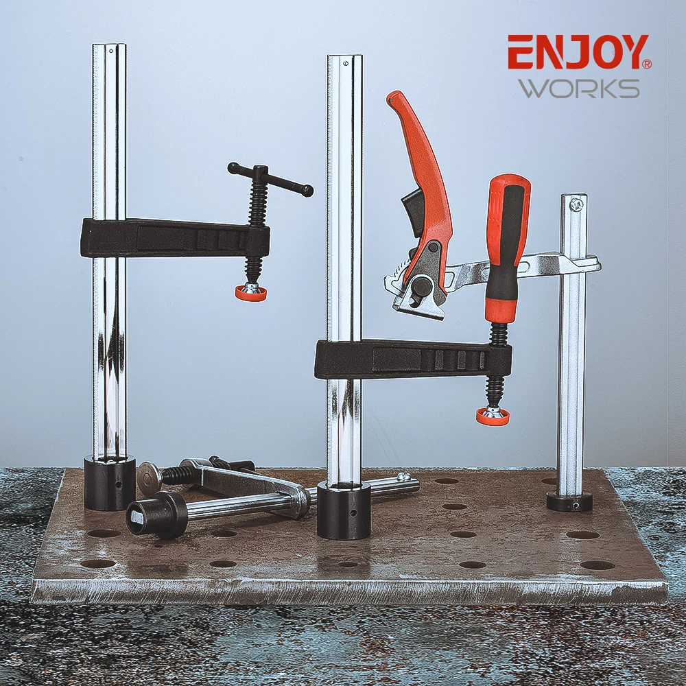 T-Handle 16D Fixture Table Drop Forged Welding Clamp