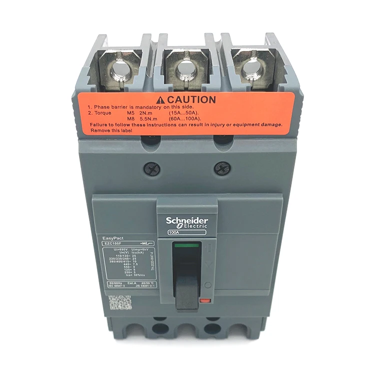 MCCB New Model Merlin Gerin 75A 80A 100A EZC100F Easypact EZC Molded case Circuit Breaker