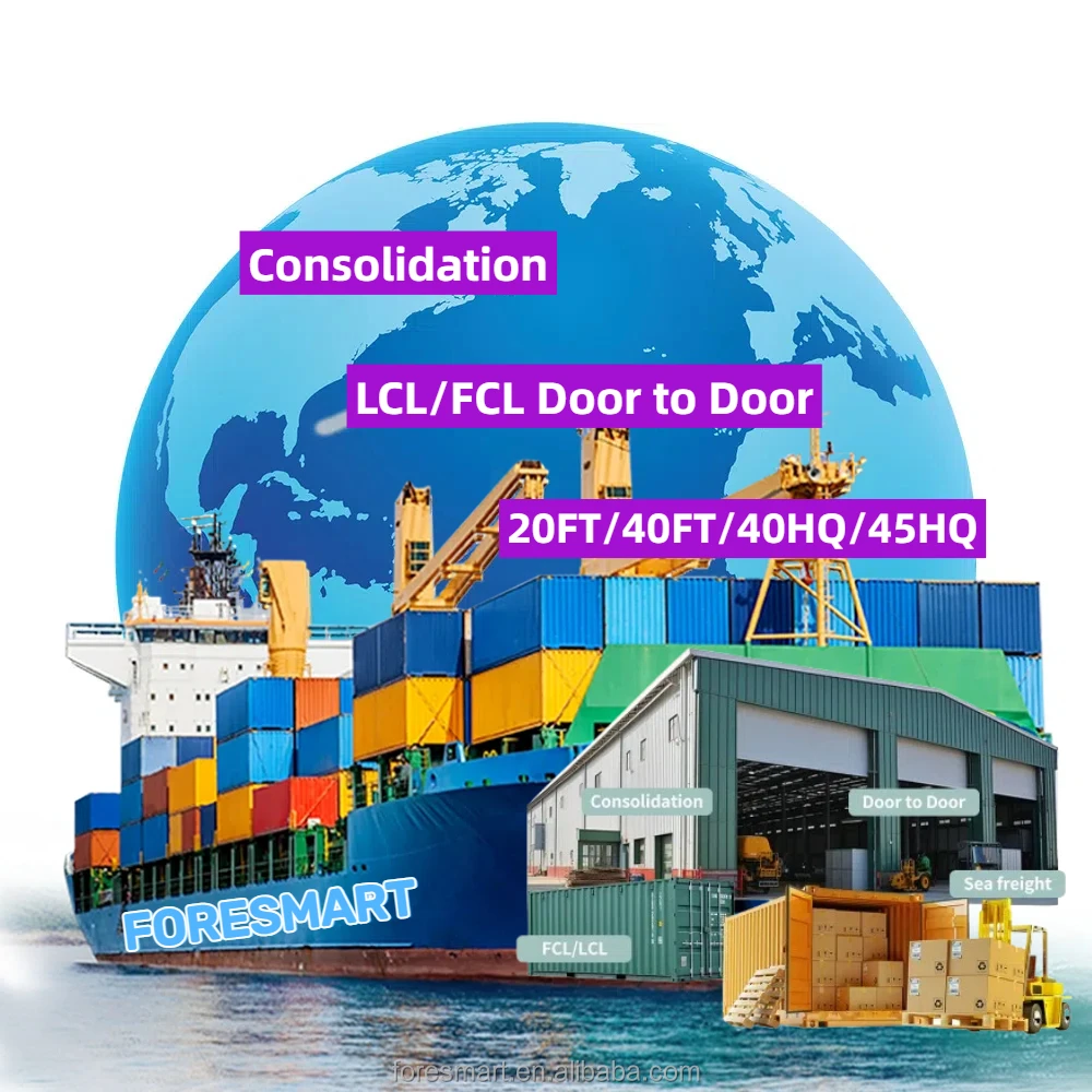 Fcl Container Warehouse Consolidation Service Sea Freight Forwarder Shipping Agent to Antigua and Barbuda Bahamas Belize Mexico
