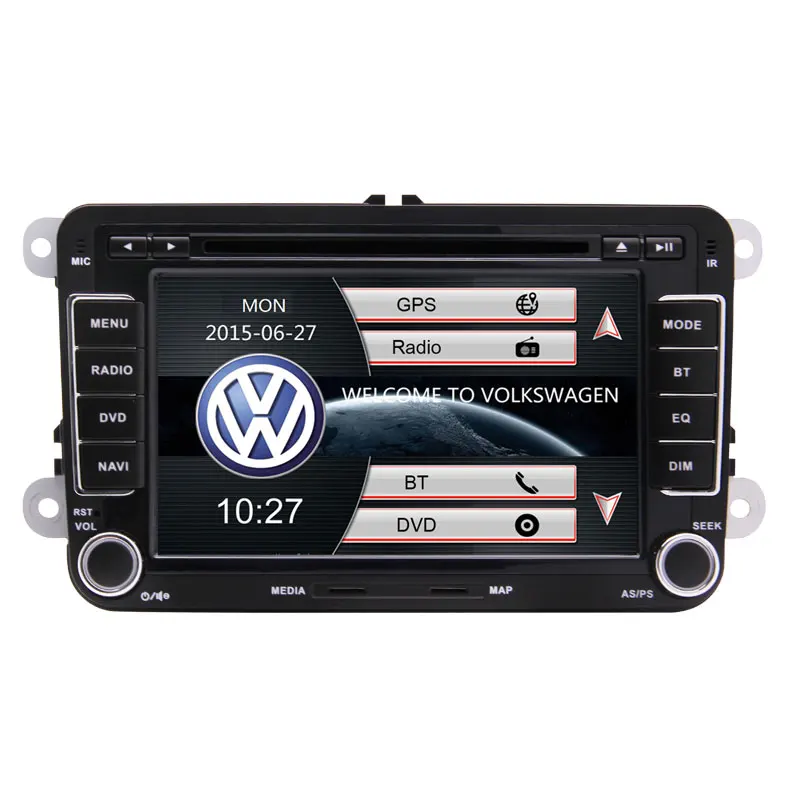 tiener Opiaat voorzichtig Double Din 7 Inch Touch Screen Car Reproducer De Dvd With Gps Bluetooth Fm  Radio Usb Tf Card For Vw Amarok Beetle Pol - Buy Doble Din 7 Pulgadas Coche  Estéreo Cd