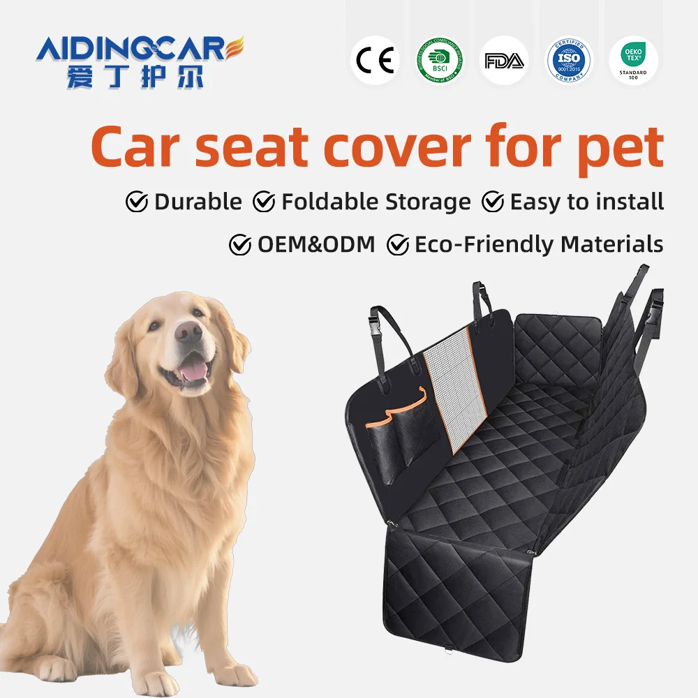 Wholesale Waterproof Dog Car Seat Cover Car Backseat With Mesh Window - product detail 1