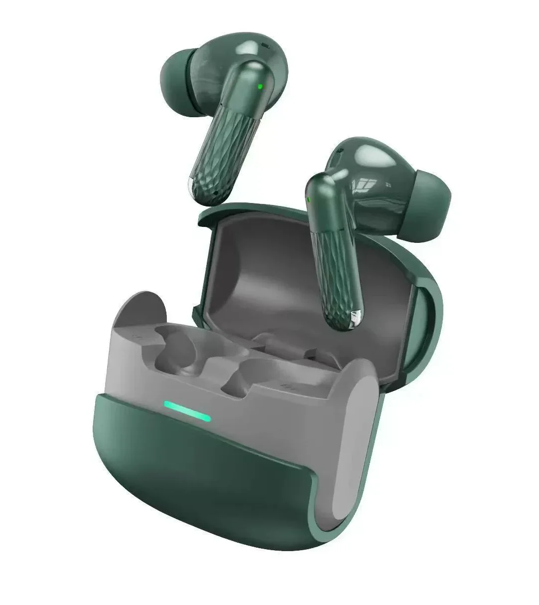 制造商批发 2025 新款无线双耳入耳式耳机 LED 电池降噪 IPX4 防水 高保真音质