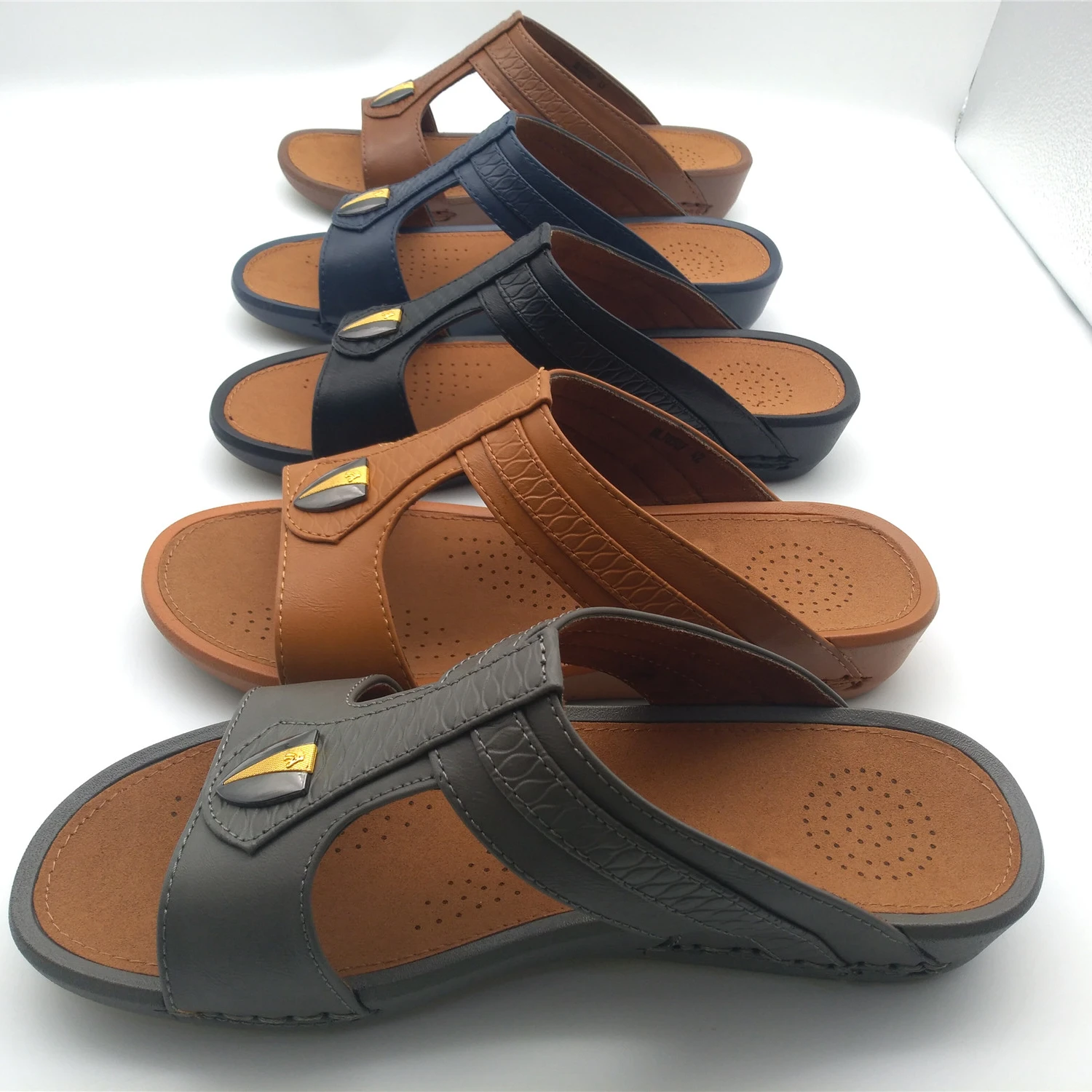 High Quality Comfort Summer Sandals Men Slippers Slide Sandals - Buy Wholesale  Men's Pu Black Sports Fancy Arabic Custom Slide Sandal Fisherman Breathable  Summer Beach Arab Shoes Sandal Men,Men's Sandals Genuine Leather