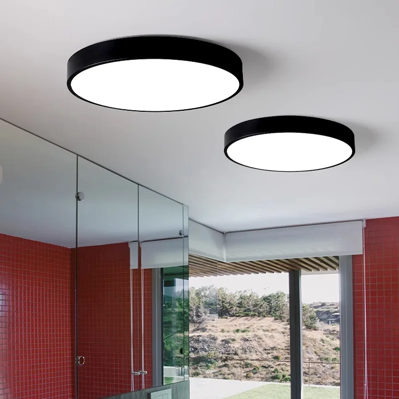 Modern Minimalist Macaron Master Bedroom Study Balcony Light Super Bright LED Smart Voice Eye Protection Warm Ceiling Light