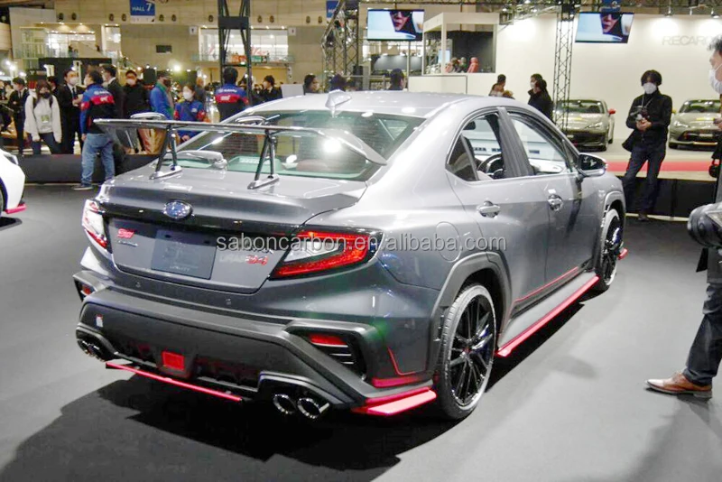 Wrx S4 Rear WRX S4 Rear Diffuser Sti-P Style Carbon Fiber Rear Diffuser Spats ...