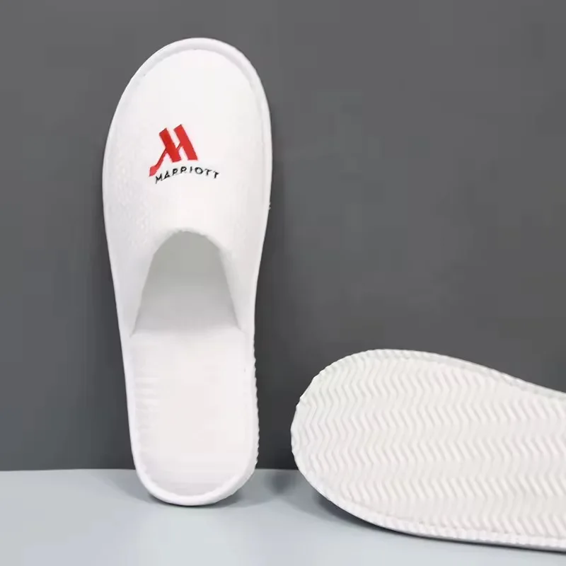 Wholesale Ranbay Custom High-end Hotel Slippers Dense Velvet Upper Coral Velvet Lining Non-slip Soles Custom Logo 5000pcs MOQ