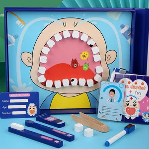 New Children Toothbrush Accessories Toolbox Simulation Dentist Medical Kit Set Toys Kids Role Playing Nursing Doctor Toys