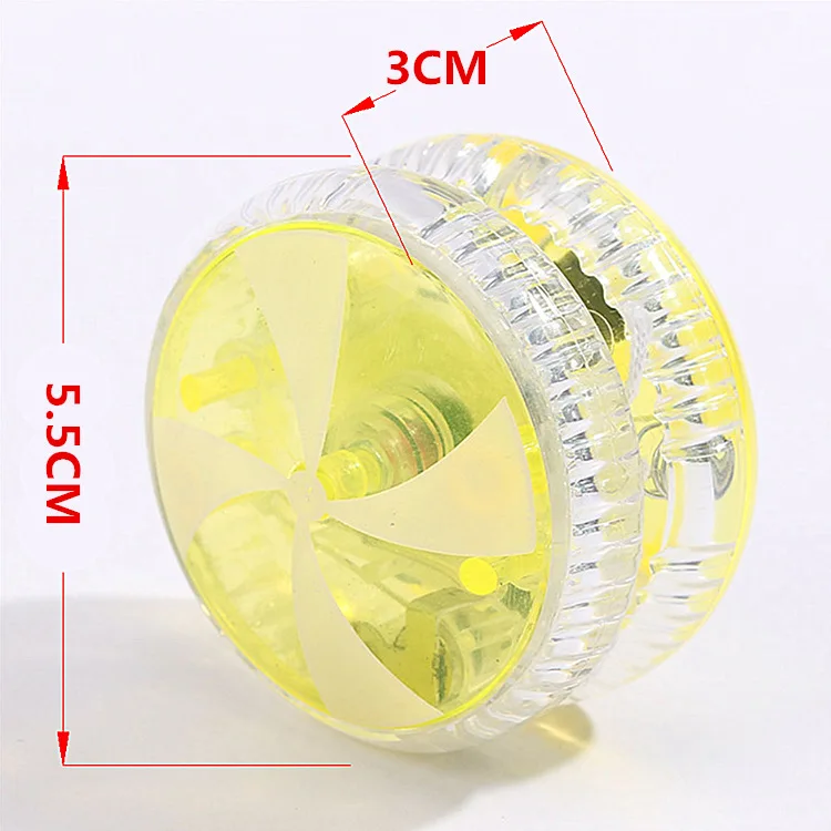 Красочная пластиковая игрушка Йо-Йо со светодиодной подсветкой, Волшебный шар-Йо, игрушки для детей, для вечеринки, для мальчиков, классические забавные игрушки