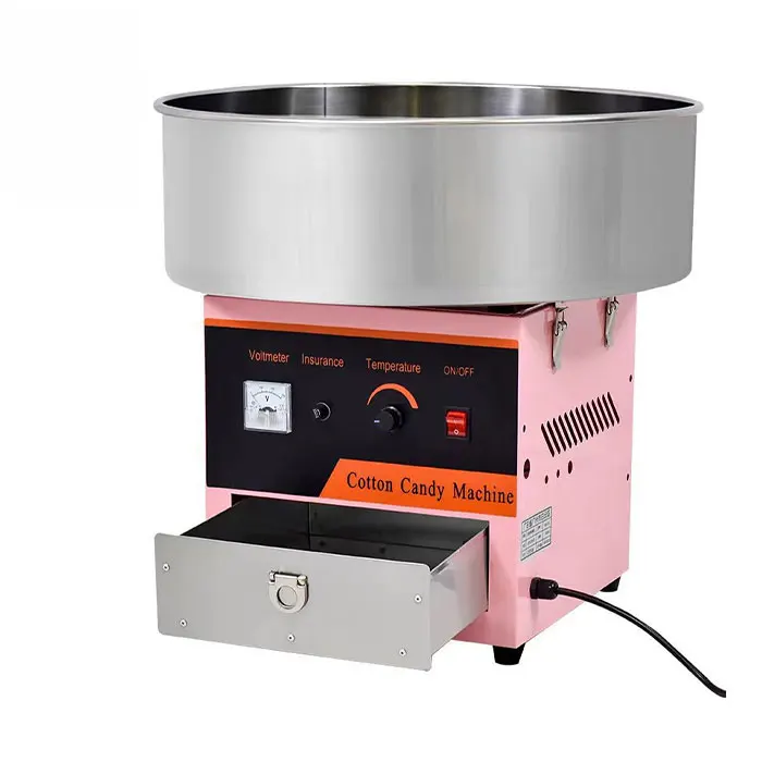 Automatic Gas Full-Automatic Motor Cotton Candy Floss Sugar Machine New Condition for Home Bakery Restaurant Retail Use
