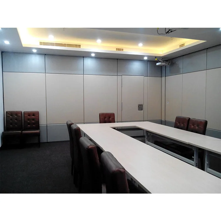 Aluminum Frame Office Partition Movable Wall Room Divider Sliding Folding Partition Wall Manufacturers