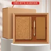 Cork strap book + pen + mouse pad 3pc set