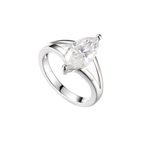 Pear Cut Solitaire Engagement Ring 925 Sterling Silver Sparkling Wedding Band Sleek Minimalist Design Fine Jewelry for Women