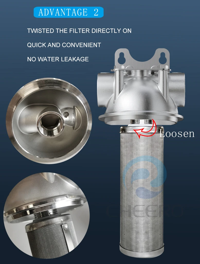 Highly Recommended Outdoor Stainless Steel Filter Housing Water ...