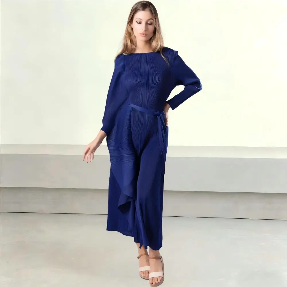 irregular pleated dress women Irregular Pleated Solid Slim Maxi Dress Women Elegant Half High Collar Short Sleeve Floor-Length Chiffon Party Dress from Dhgate Urban Sexy Dresses