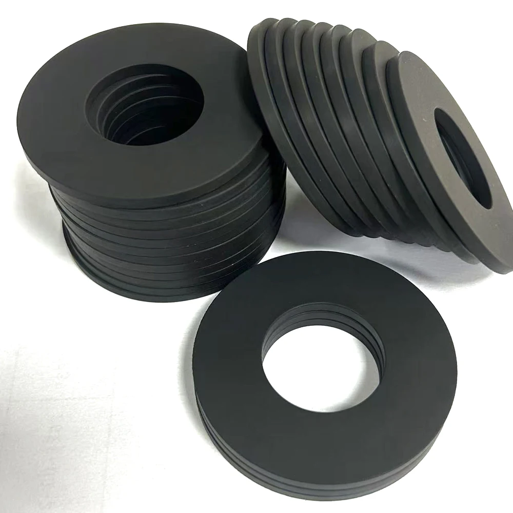 High Quality Silicone Flat Rubber Ring Gaskets High Temperature for Casting Machine 3/3.5/4/5/6/7inch