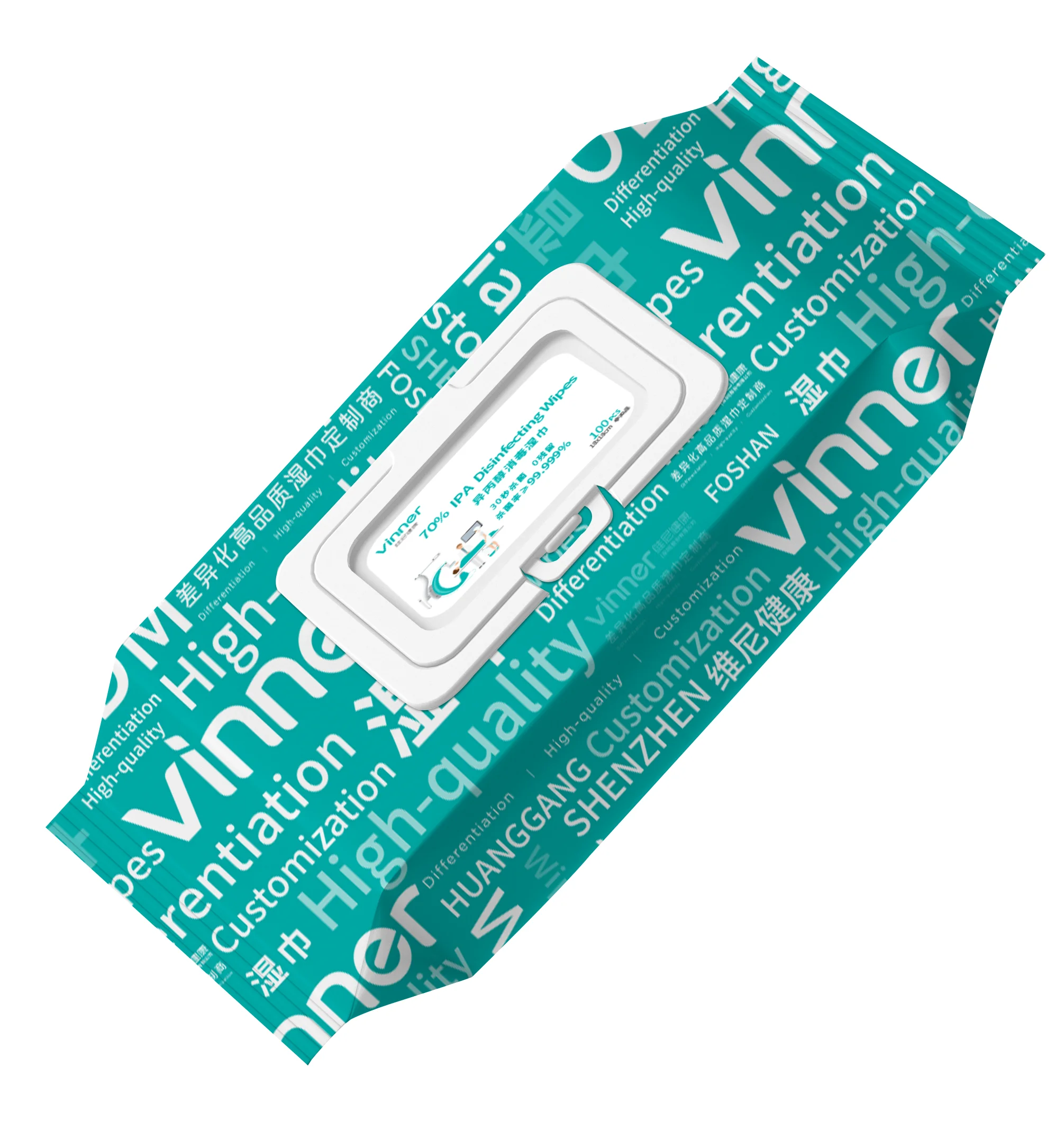 medical device surface disinfection cleaning ipa wipes with iso